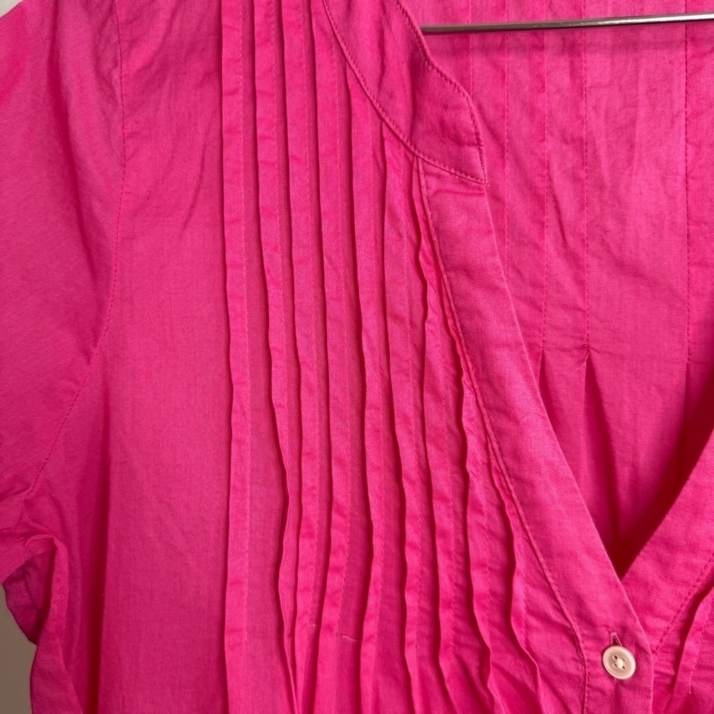 J. Crew Pink Women's Dress Sheer 100% Cotton Size Small GUC - Picture 7 of 7